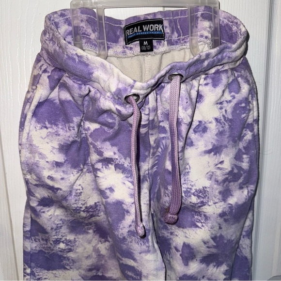Purple Tie-Dye Kids Joggers - Picture 2 of 4